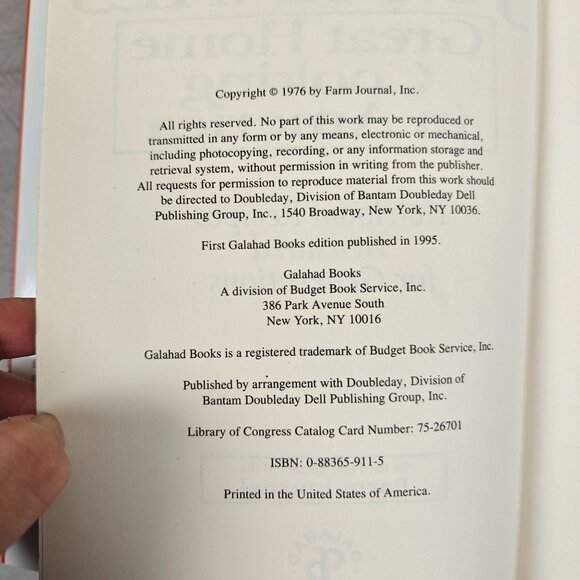 Farm Journals Great Home Cooking In America Vintage Cookbook Local Ethnic Recipe - Picture 5 of 8